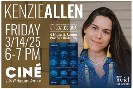 Kenzie Allen event flyer